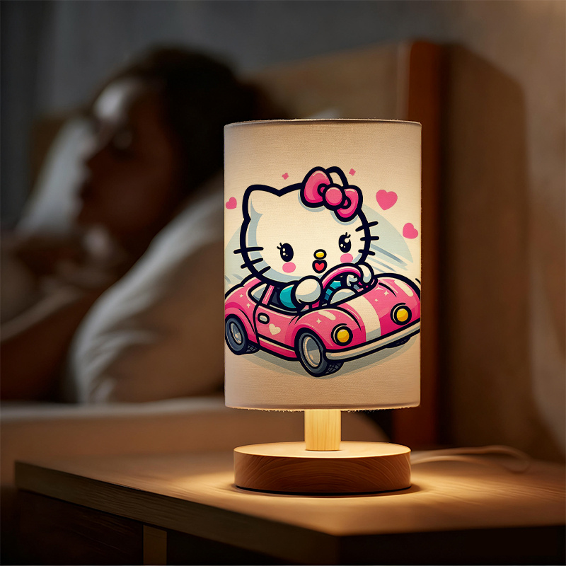 Hello Kitty USB Powered Linen Lamp With A Creative Design