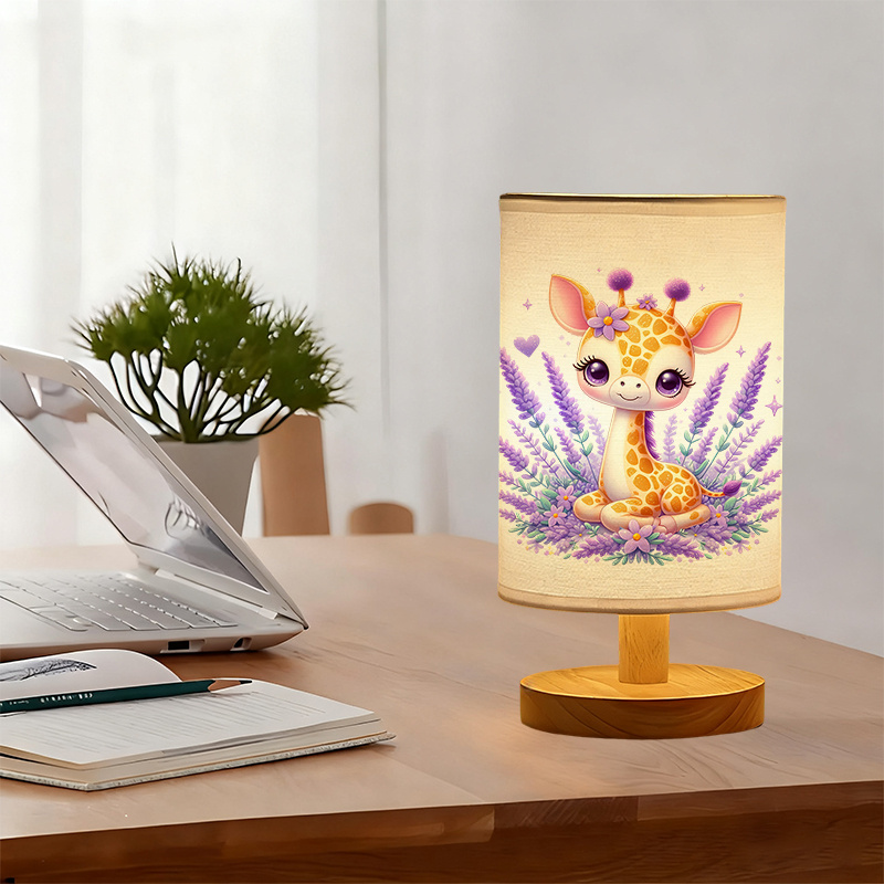 Modern USB-powered Linen Lamp with a Unique Design and Exquisite Patterns