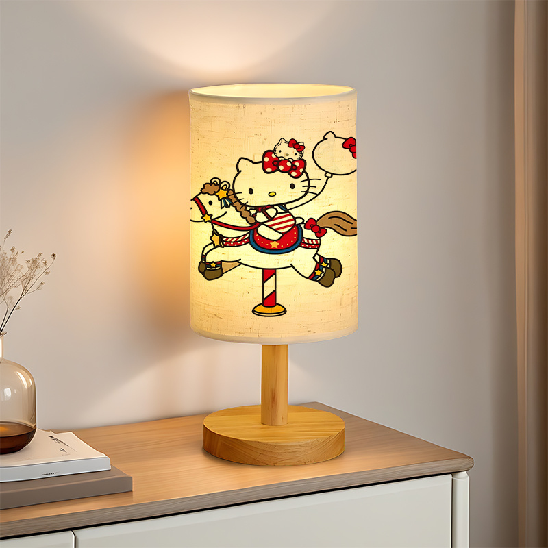 Modern USB powered linen lamp with a creative design
