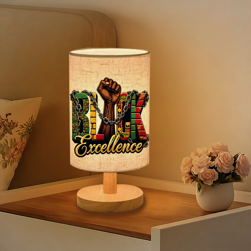 A Modern USB-powered Linen Table Lamp