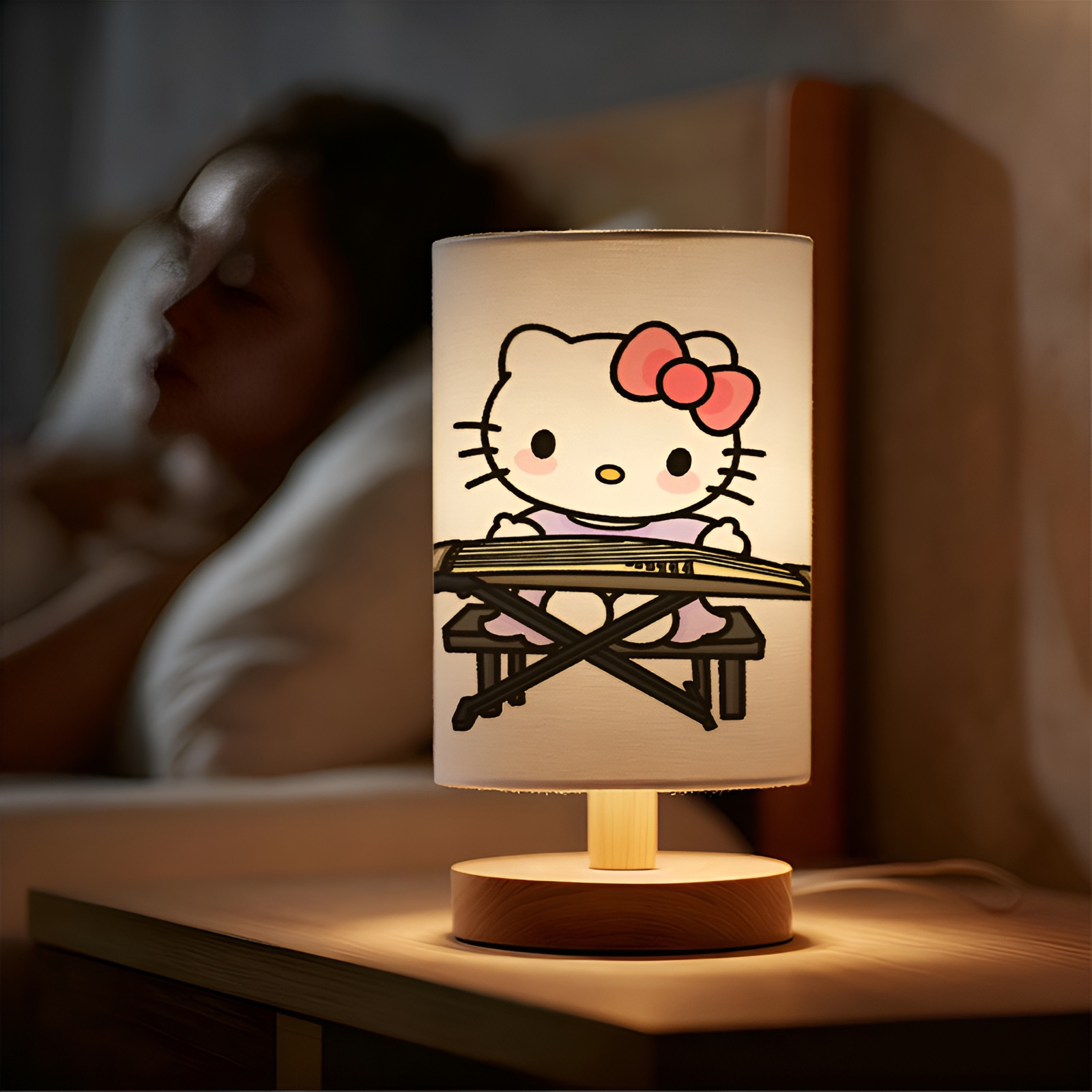 USB Powered Table Lamp with Cute Anime Characters