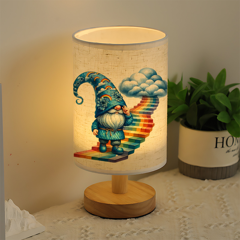 A Modern USB-powered Linen Lamp with a Unique Design and Exquisite Pattern