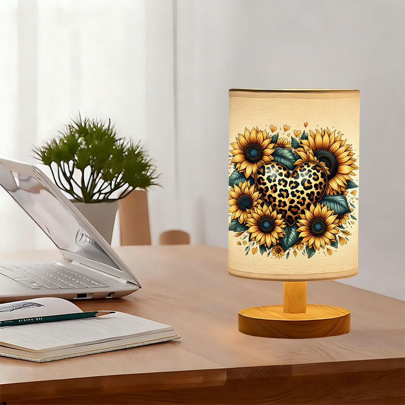 A Modern USB-powered Linen Lamp with a Unique Design and Exquisite Pattern