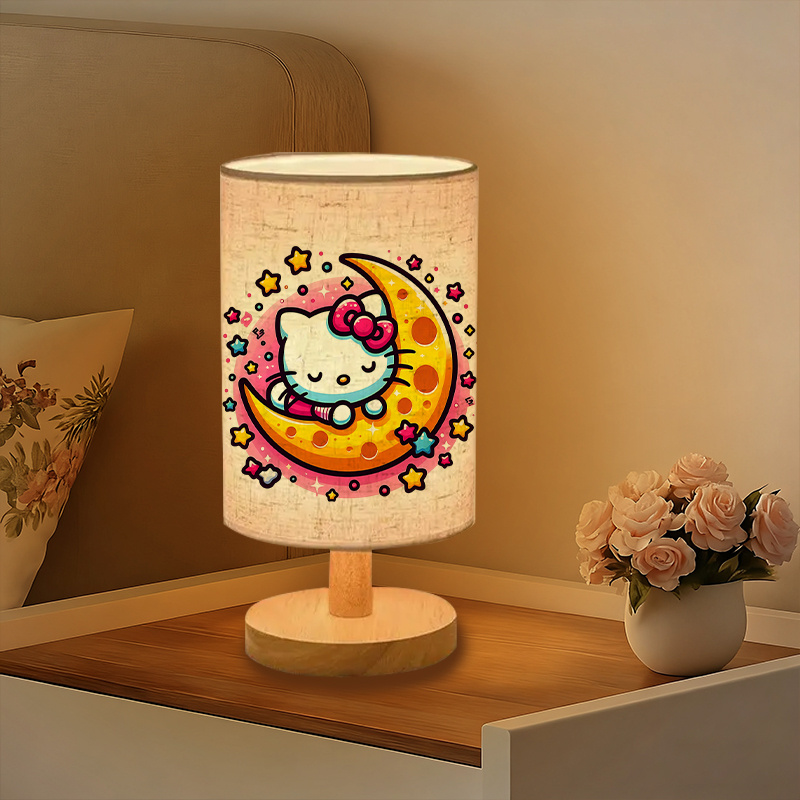  linen lamp with a creative design, featuring Sanrio patterns