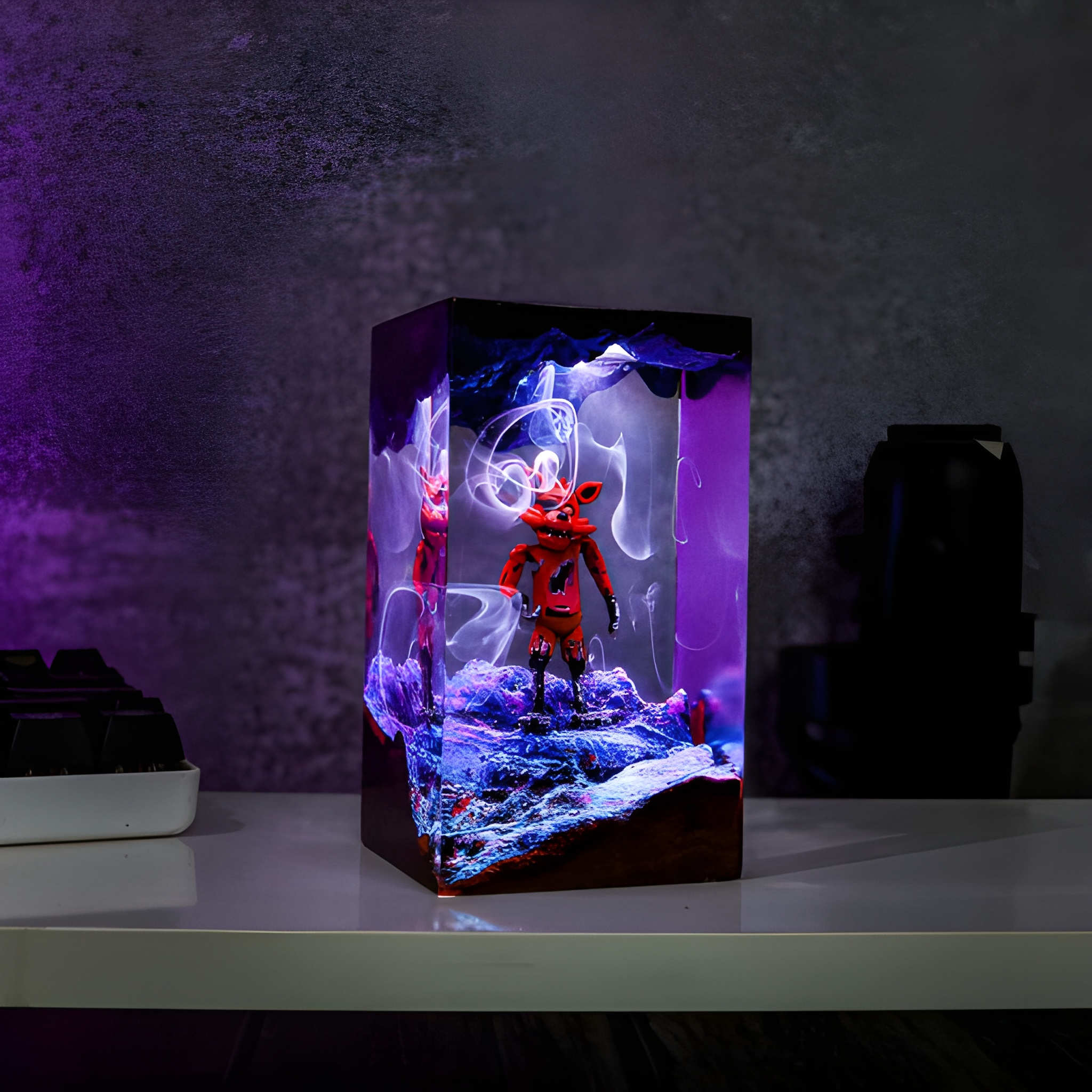 Foxy FNAF Resin Lamp Custom Halloween Decor