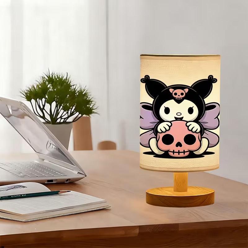 Kuromi Themed USB Powered Bedside Lamp