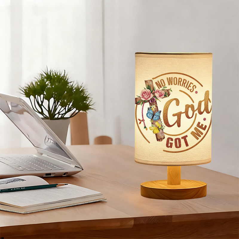 Modern USB-Powered Table Lamp with Button Controlled