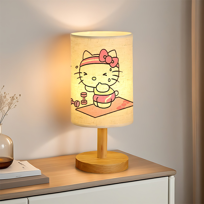  ambiance in the living room and bedroom USB-powered linen lamp