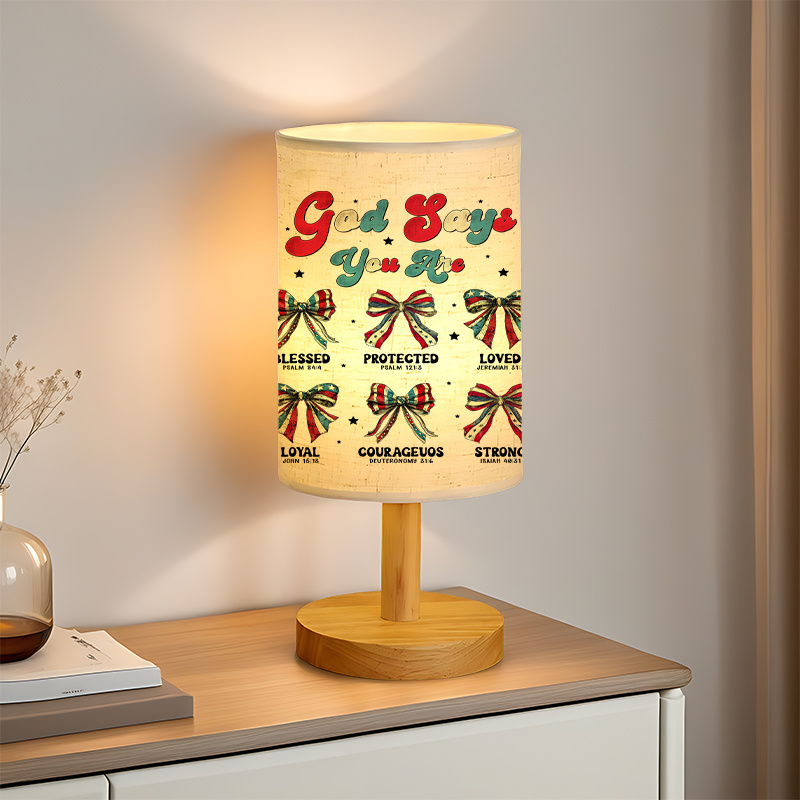 Modern USB-powered Linen Lamp with a Unique Design47