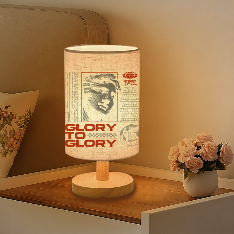 Modern USB-Powered Linen Lamp | Unique Design