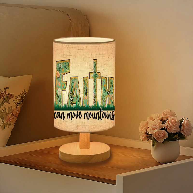 A Modern USB-powered Linen Lamp with a Unique Design and Exquisite Patterns