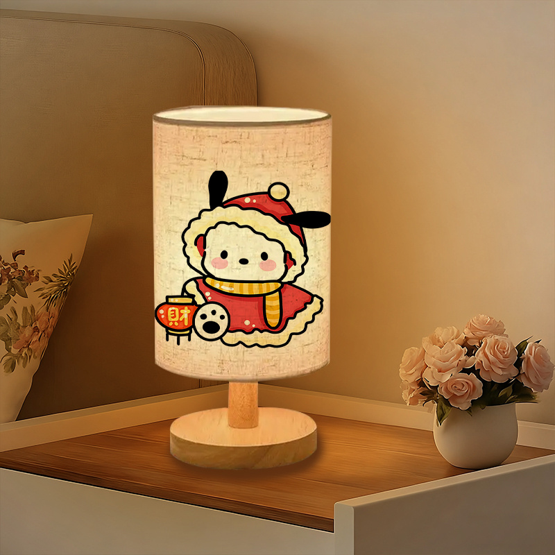 Sanrio USB-powered linen lamp bedside decoration, as well as creating ambiance
