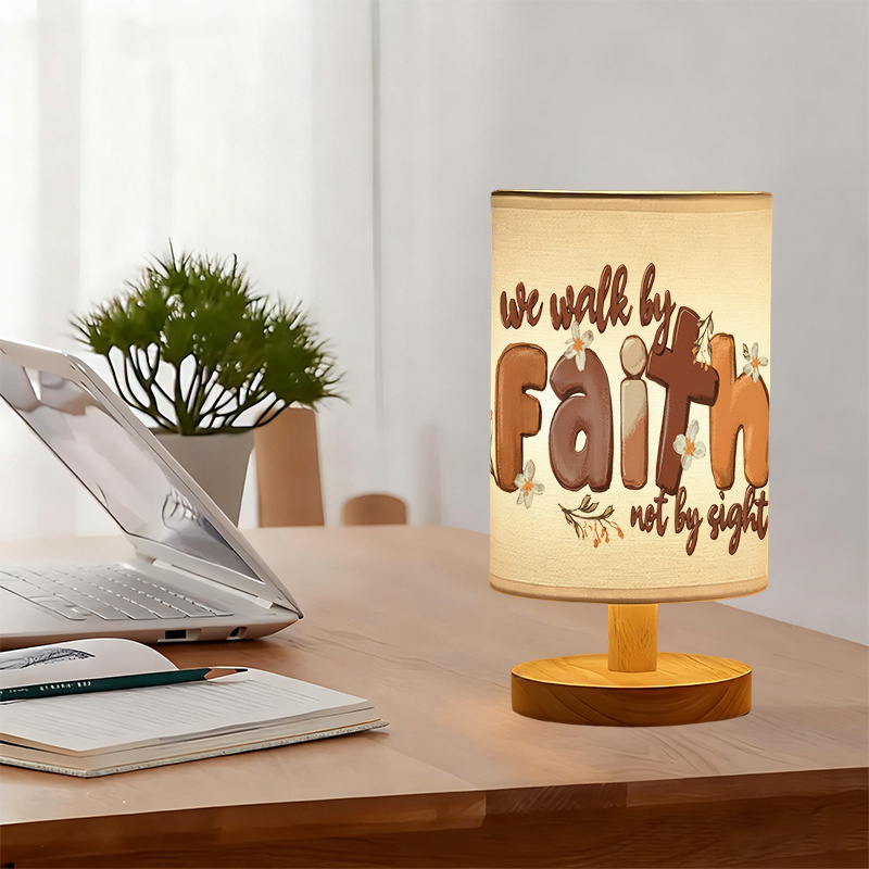 Modern USB-powered Linen Lamp with a Unique Design50
