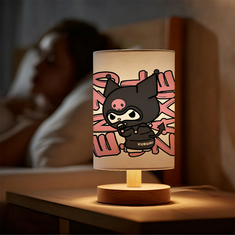 A modern Sanrio USB-powered linen lamp with a creative design