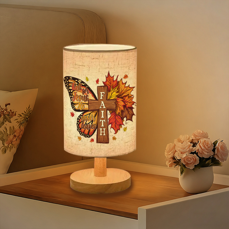 Modern USB-powered Linen Lamp with a Unique Design and Exquisite Pattern