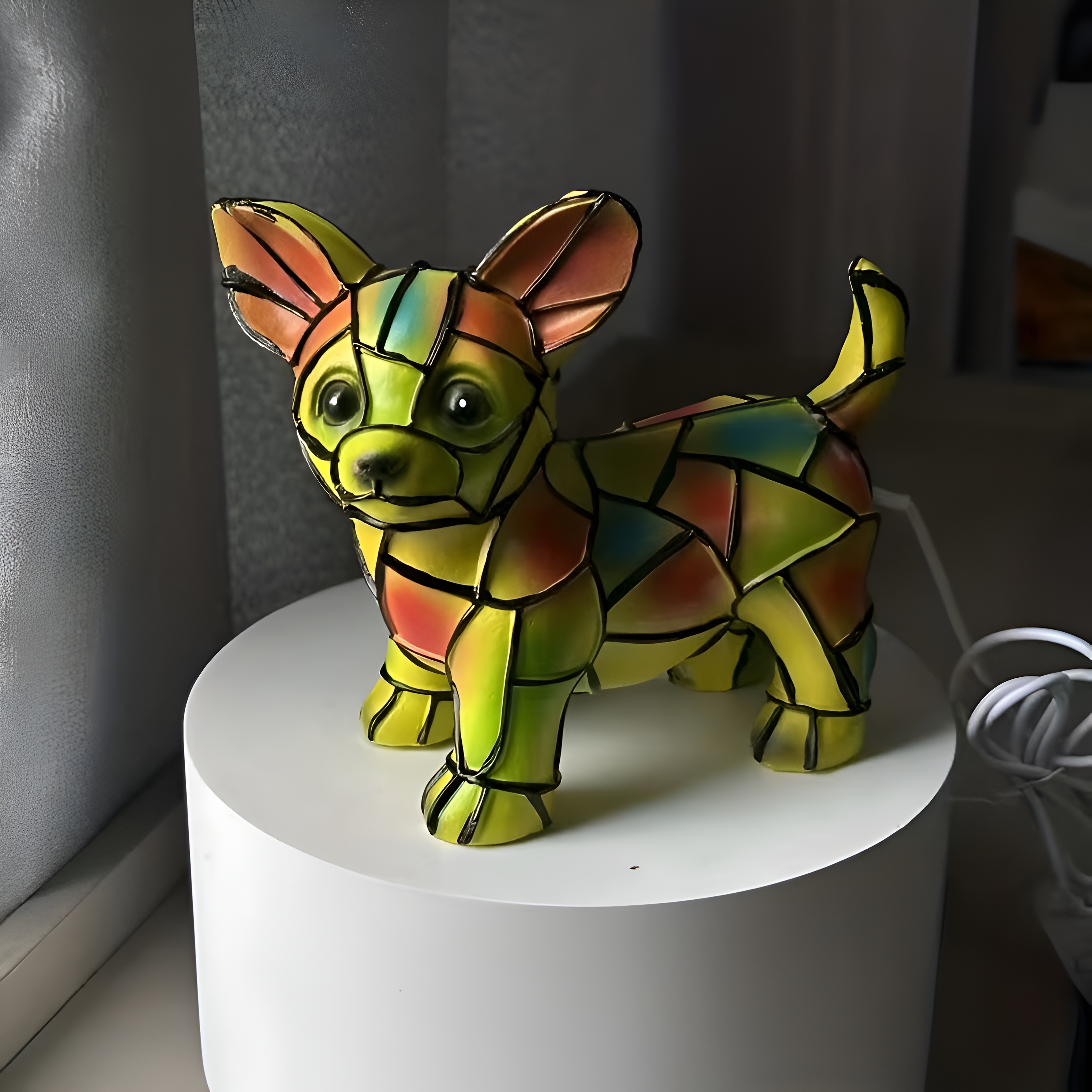 Chihuahua USB LED Table Lamp Decor