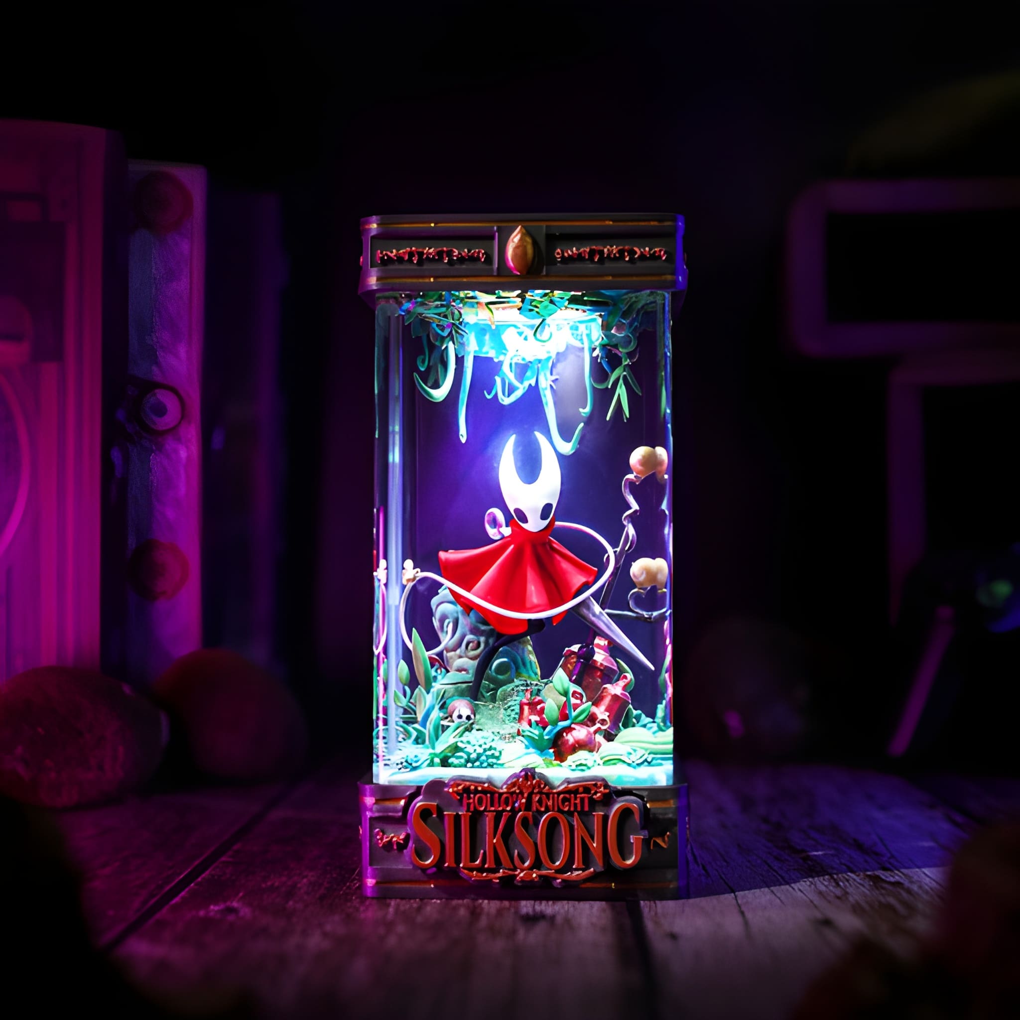 Hornet Silksong Epoxy Lamp Custom Night Light