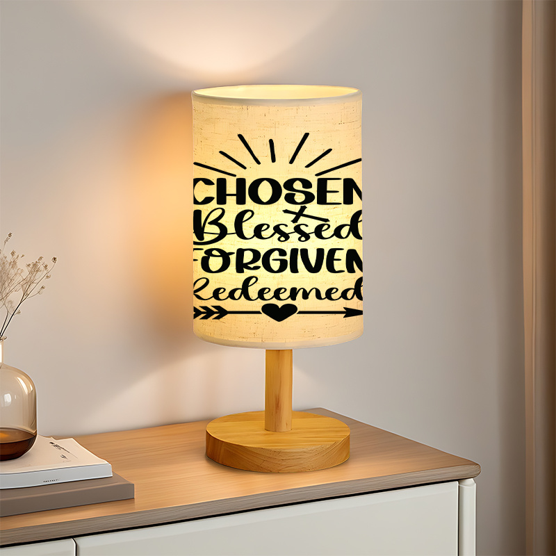 Modern USB powered Linen Lamp with a Unique Design and Exquisite Patterns