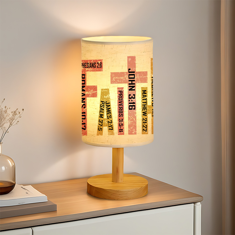  USB-powered Linen Lamp Ambiance in the Living Room