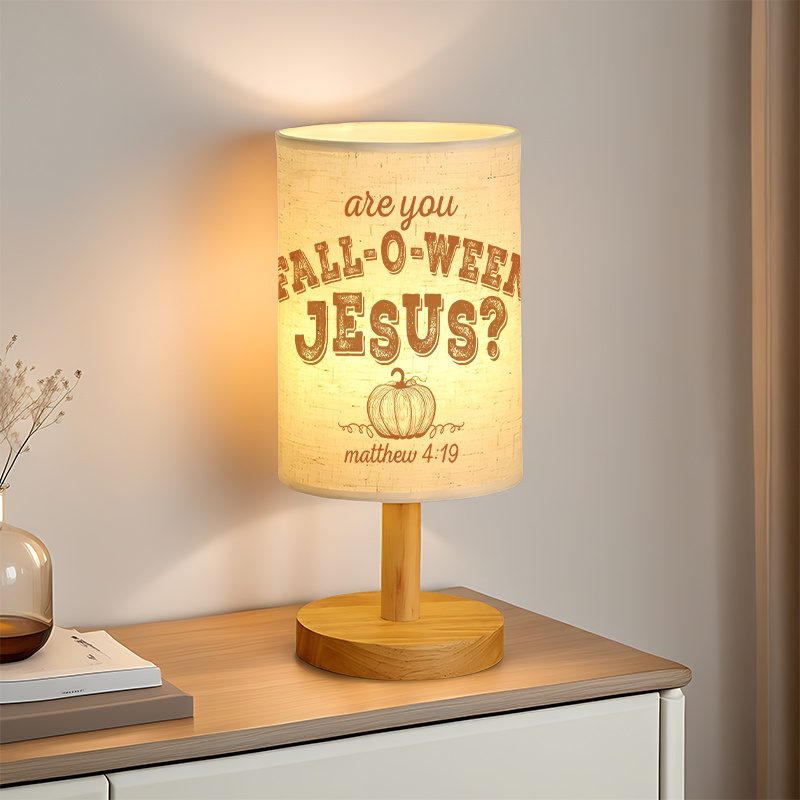 A Modern USB powered Linen Lamp with a Unique Design and Exquisite Patterns