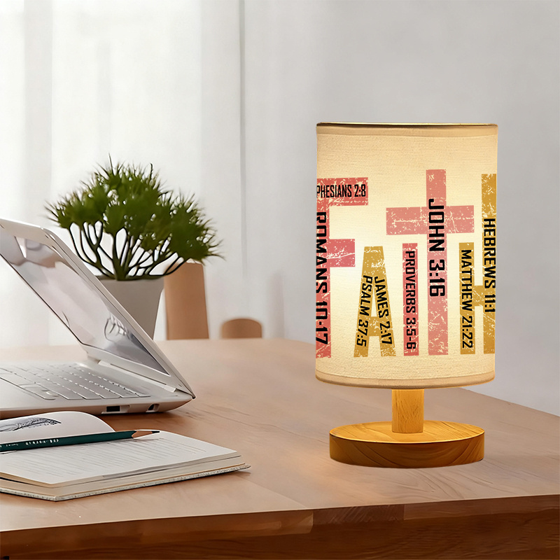  USB-powered Linen Lamp Ambiance in the Living Room