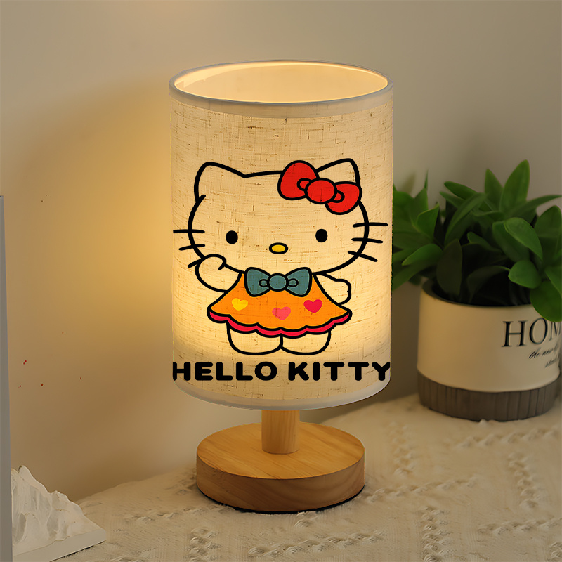 Sanrio Kitty USB Powered Modern Bedside Lamp With Character Design