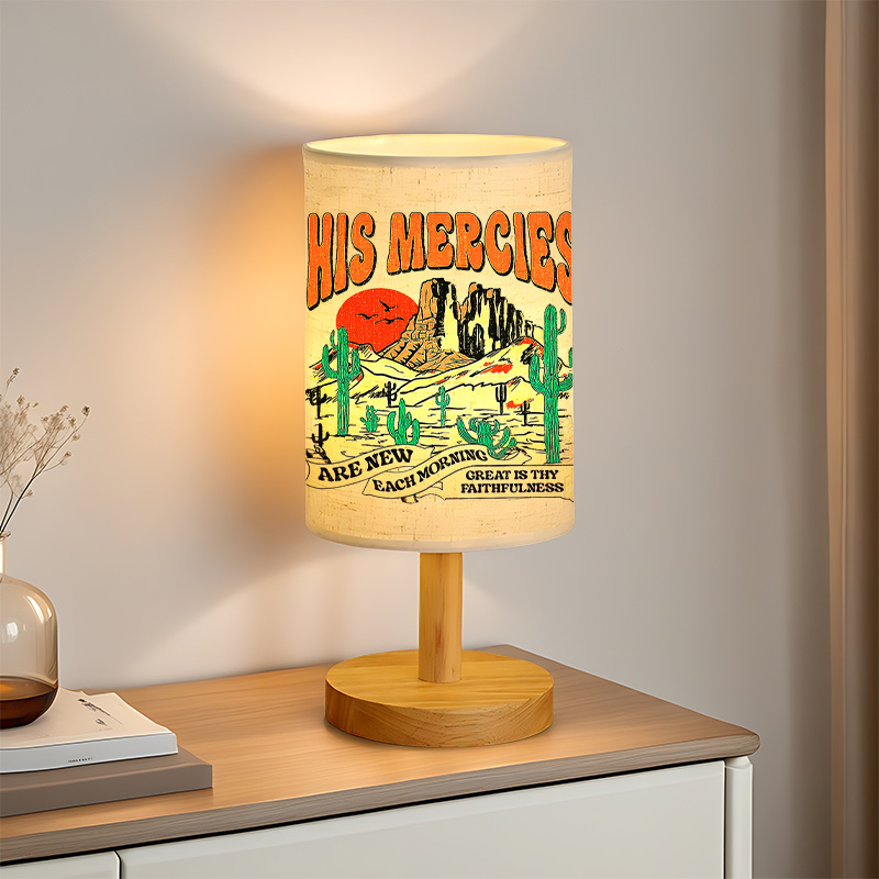 Modern USB-Powered Linen Lamp | Unique Design