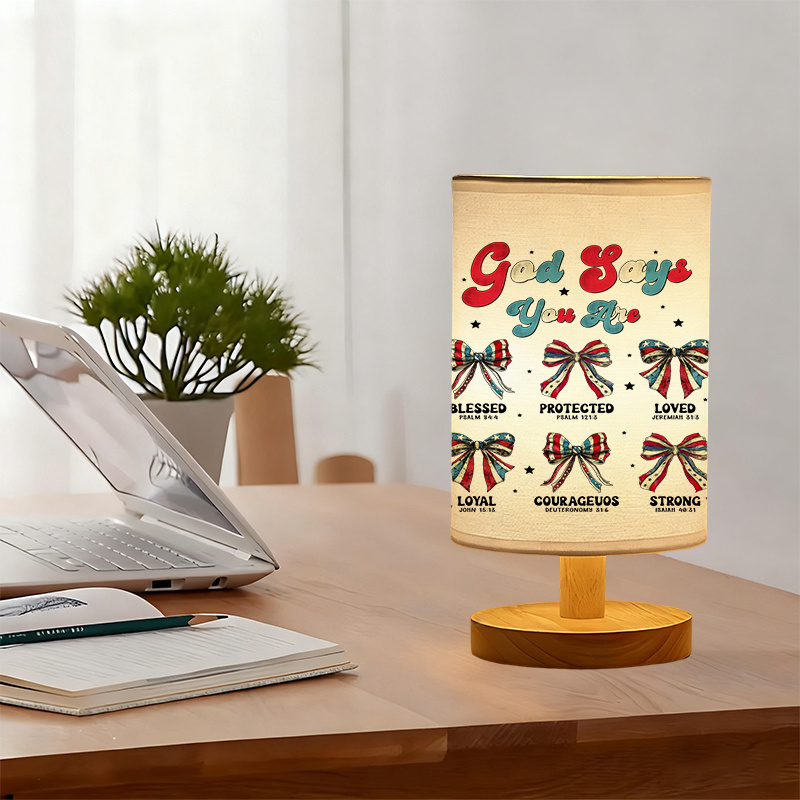 Modern USB-powered Linen Lamp with a Unique Design47