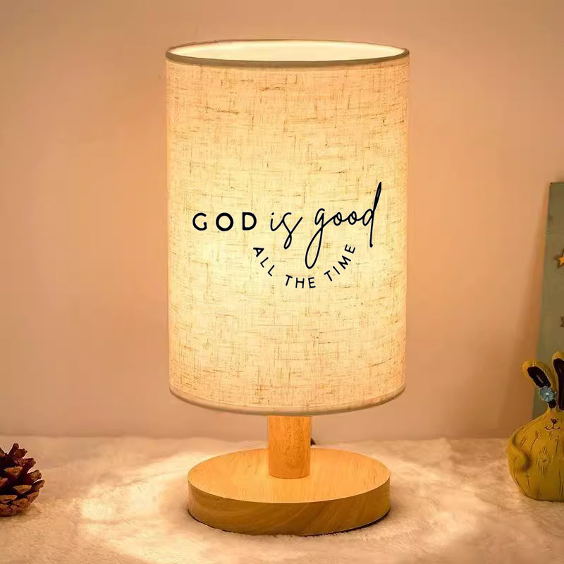 Always Good Printed Cute Atmosphere Bedside Lamp