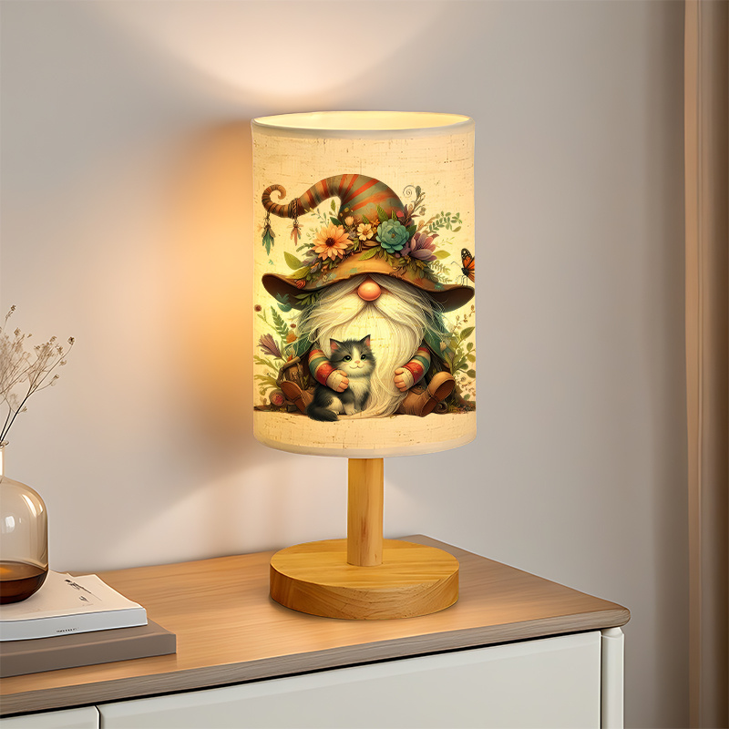Modern USB Powered Linen Lamp