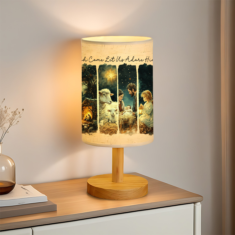 Modern USB-powered Linen Lamp with a Unique Design36