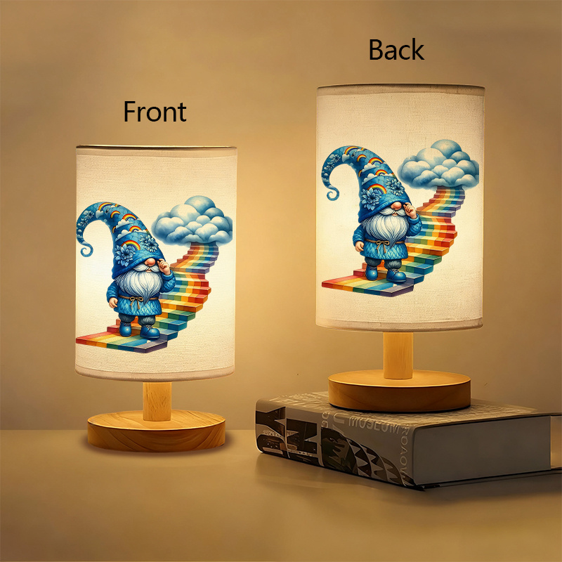 A Modern USB-powered Linen Lamp with a Unique Design and Exquisite Pattern