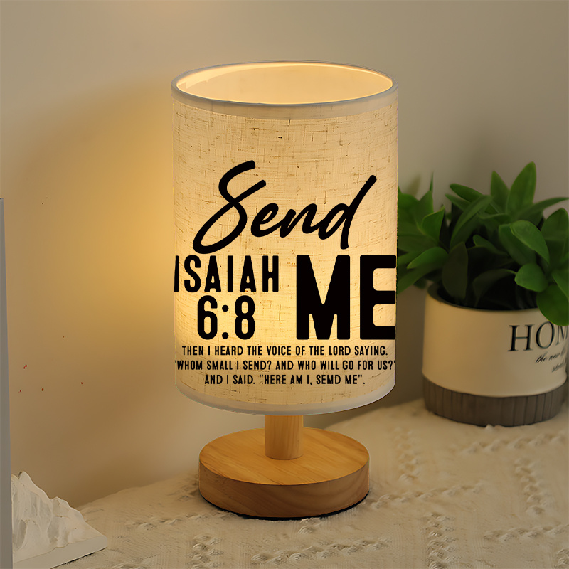 USB Powered Linen Lamp With A Unique Design And Exquisite Patterns