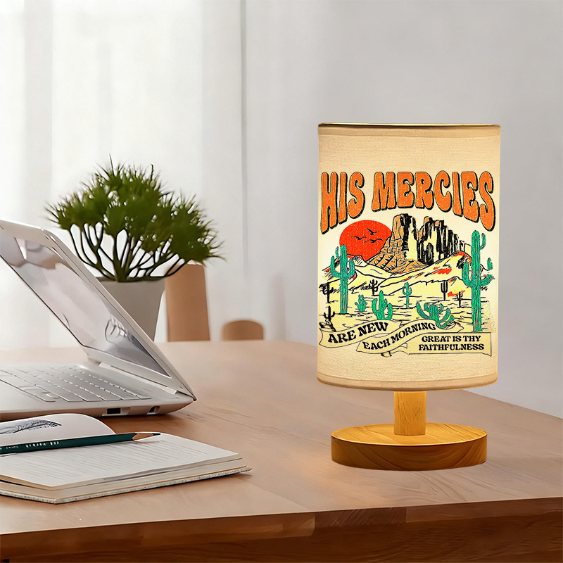 Modern USB-Powered Linen Lamp | Unique Design