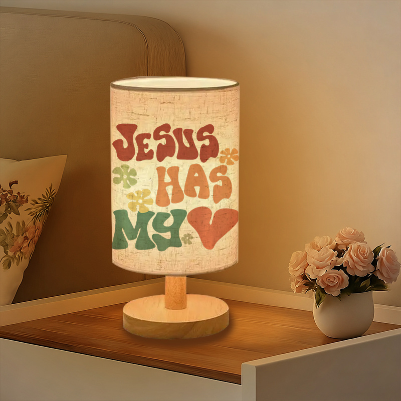 Modern USB powered Linen Lamp with Design and Exquisite Patterns