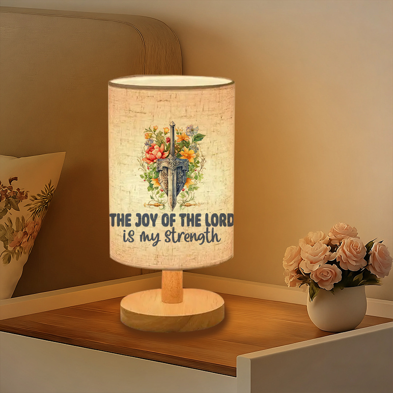 A Modern USB powered Linen Lamp with a Unique Design and Exquisite Patterns