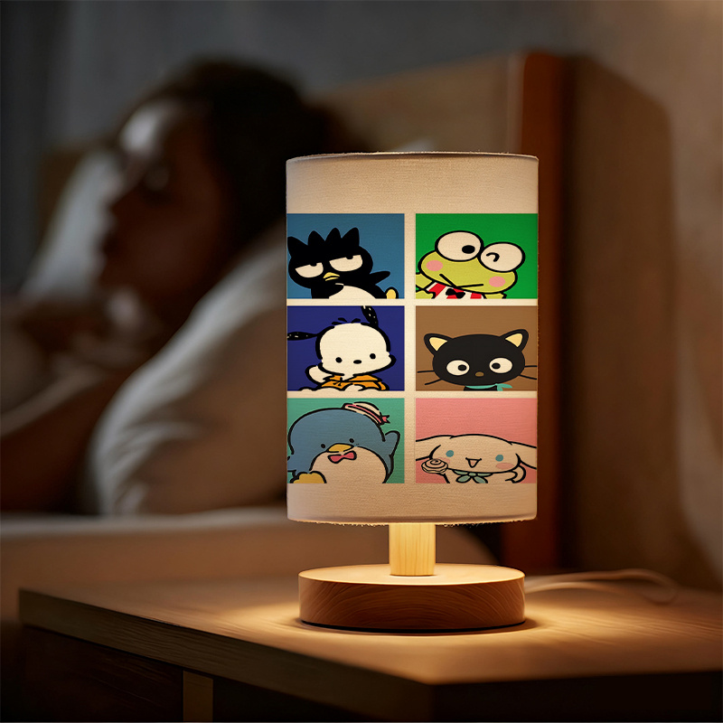 Modern Sanrio USB Powered Linen Lamp