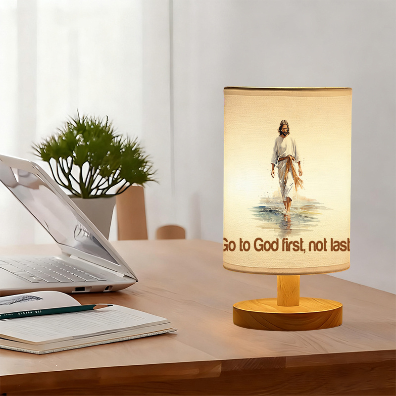 Modern USB-powered Linen Lamp with a Unique Design