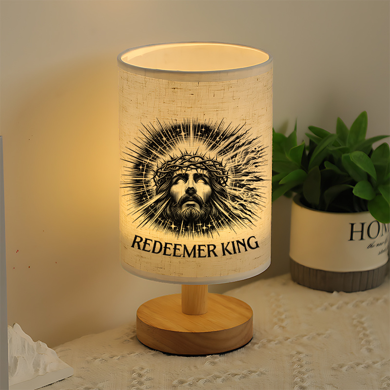 Modern USB-powered Linen Lamp with a Unique Design43