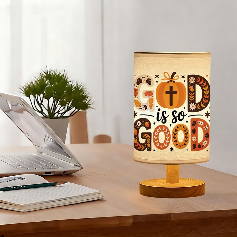 Ambiance in the Living Room USB-powered Linen Lamp