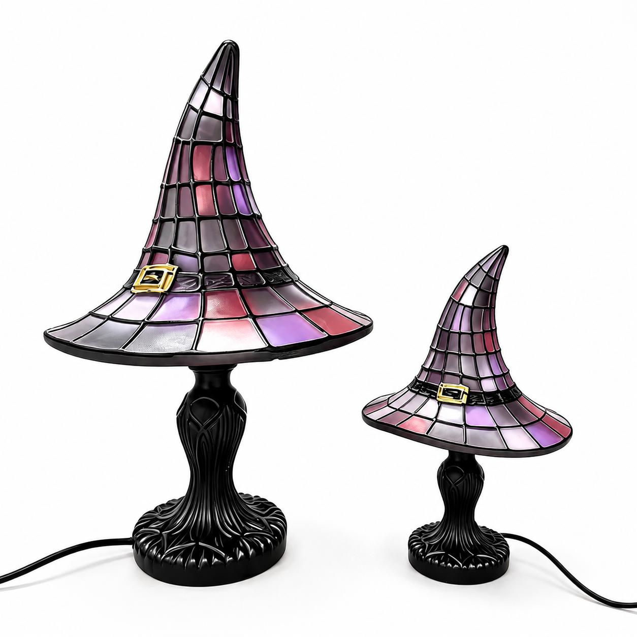 Mini Halloween Hat Tiffany Style Decorative Lamps