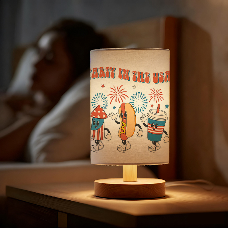USB-powered linen lamp 