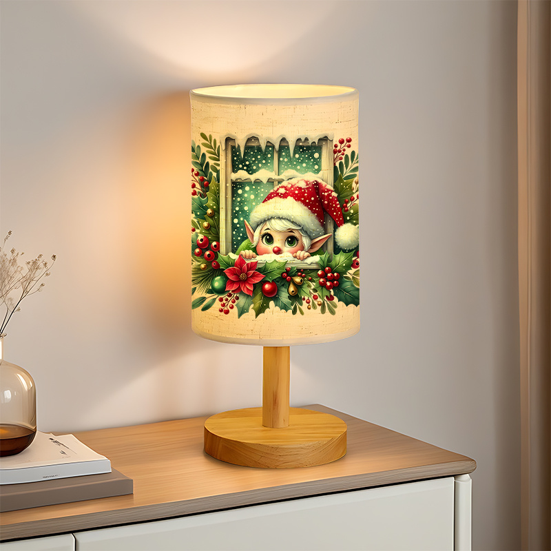  USB-powered linen lamp gift for friends