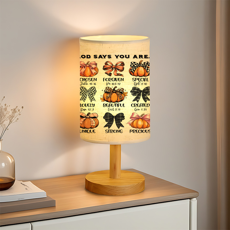 Modern USB-powered Linen Lamp Create Ambiance