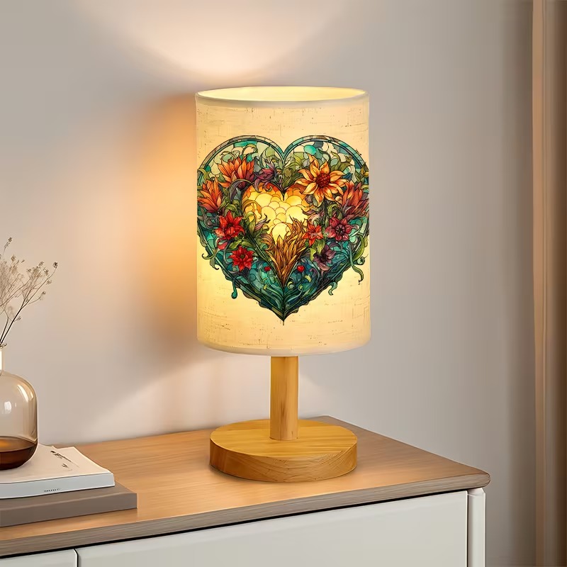 Blooming Affection Themed USB Powered Bedside Lamp