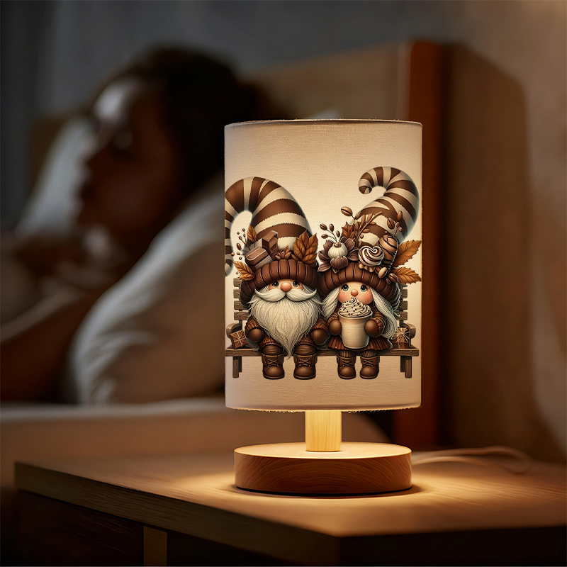 Modern USB-powered Linen Lamp with a Unique Design and Exquisite Pattern