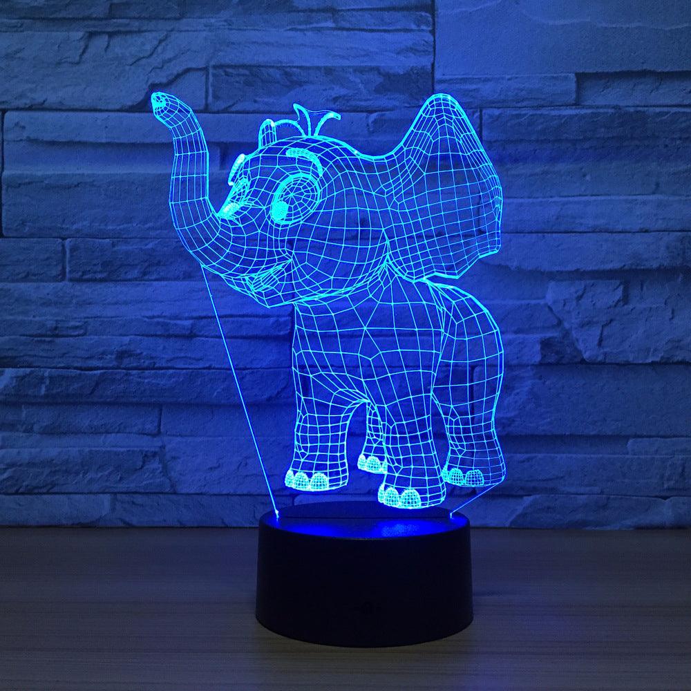Elephant Optical Illusion Lamp-3D Optical Lamp
