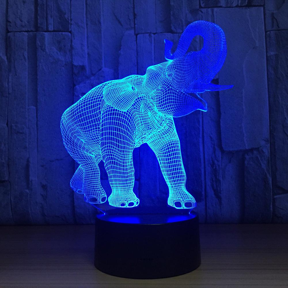 Elephant Touch 3D Optical Illusion Lamp-3D Optical Lamp