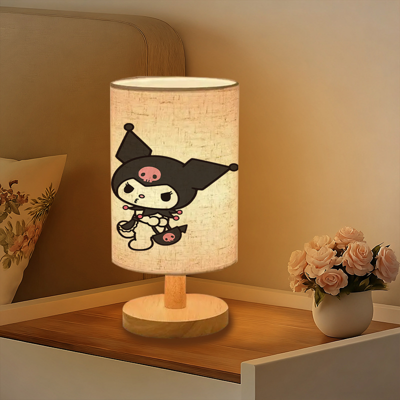 Modern USB-powered Linen Table Lamp | Featuring Creative Patterns, Perfect for Bedside Decoration