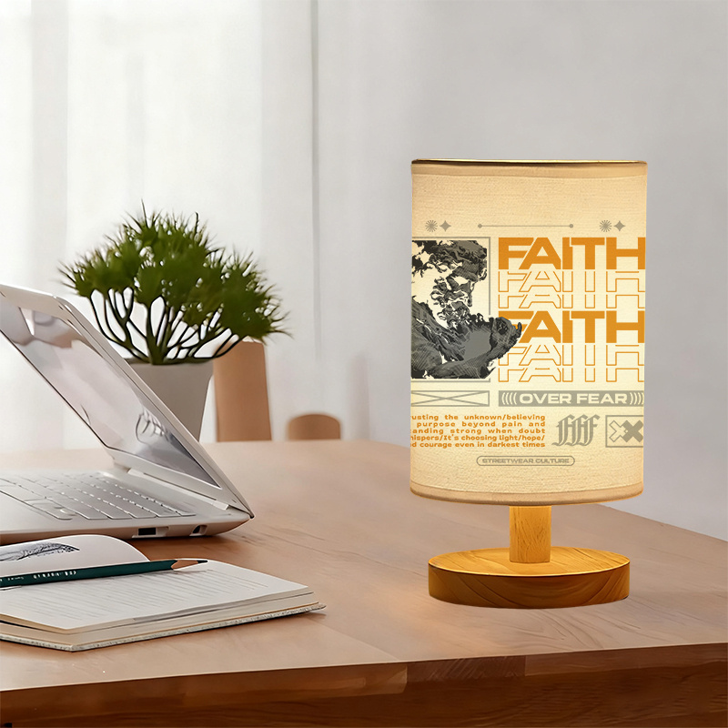 Modern USB-Powered Linen Lamp | Unique Design, Exquisite 